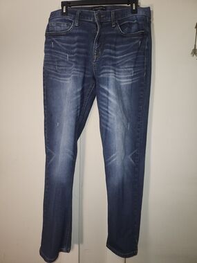 No Boundaries Men’s Dark Blue Relaxed Jeans